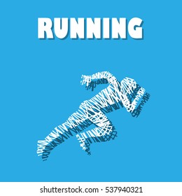 running silhouette