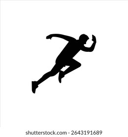 Running silhouette icon	for your sport design