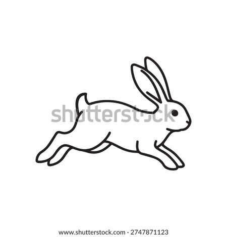 Rabbit Outline | Free download on ClipArtMag