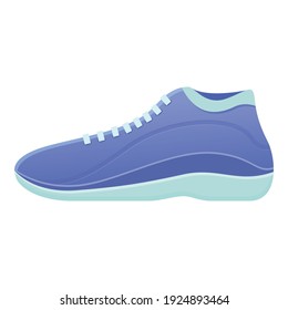Running sneakers icon. Cartoon of running sneakers vector icon for web design isolated on white background