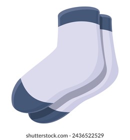 Running socks icon cartoon vector. Runner start gym. Center shoes