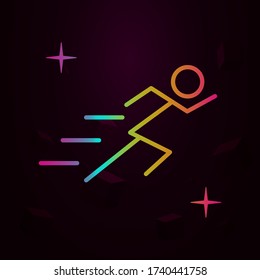 Running, sport nolan icon Simple thin line, outline vector of sport icons for ui and ux, website or mobile application