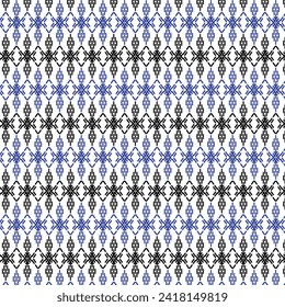 running stitch effect seamless pattern