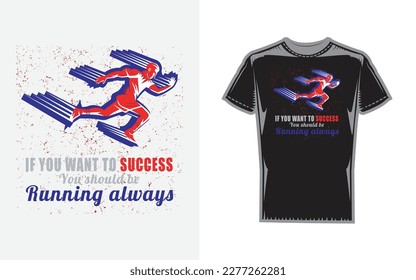 Running Stylist modern T-Shirt design