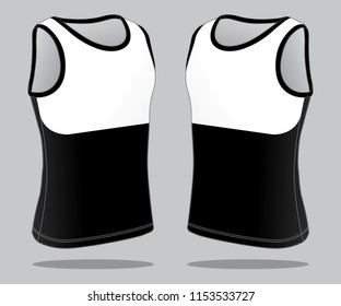 Running & Tank Tops Design
: Black / White