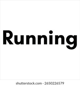 running text for T-shirt print and other use on white background.