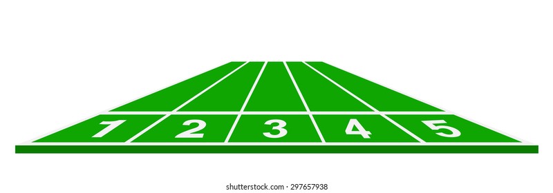 Running track in green design