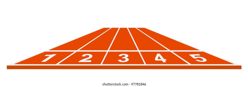 Running track - start position
