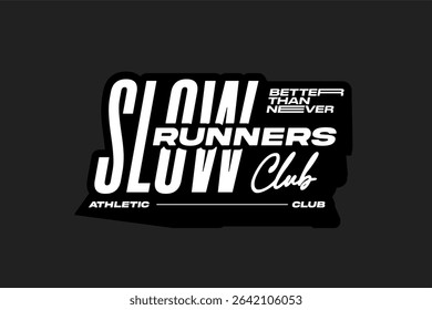 running tshirt design athletic mode, suitable for merchandise