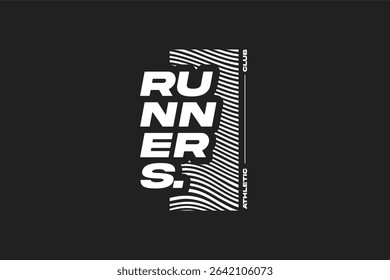 running tshirt design athletic mode, suitable for merchandise