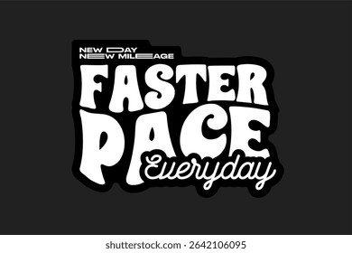 running tshirt design athletic mode, suitable for merchandise