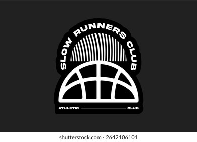 running tshirt design athletic mode, suitable for merchandise