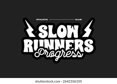 running tshirt design athletic mode, suitable for merchandise