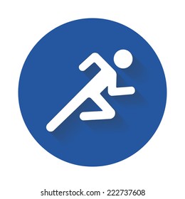 Running Vector Icon 