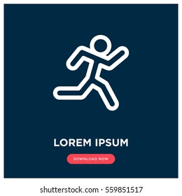 Running vector icon