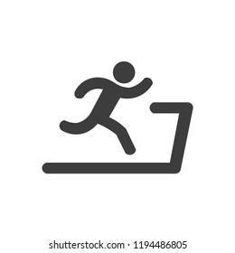 Running vector icon. Sport symbol