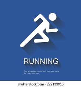 Running Vector Illustration EPS10