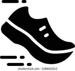 ejecutar ilustración vectorial en un fondo transparente.Símbolos de calidad premium.Icono vectorial glifos para el concepto y el diseño gráfico.