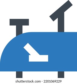 Ejecutar ilustración vectorial en un fondo transparente.Símbolos de calidad premium.Icono vectorial glifos para el concepto y el diseño gráfico.
