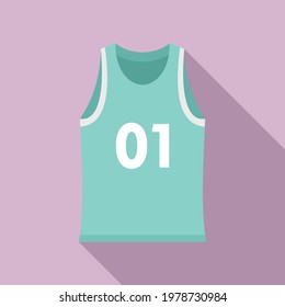 Running vest icon. Flat illustration of Running vest vector icon for web design