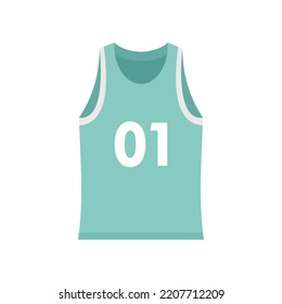 Running vest icon. Flat illustration of Running vest vector icon isolated on white background