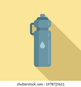 Running water bottle icon. Flat illustration of Running water bottle vector icon for web design