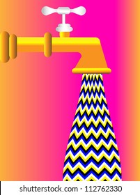 Running Water    (motion illusion)