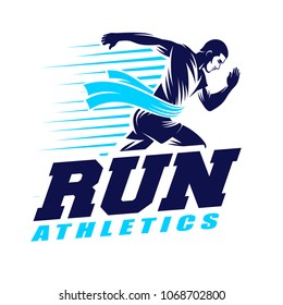 Running Winner Logo Sport Stock Vector (Royalty Free) 1068702800 ...