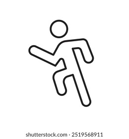 Runningline icon. vector illustration. EPS10