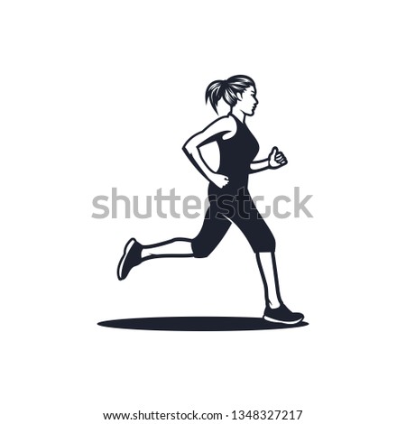runnning sport vector