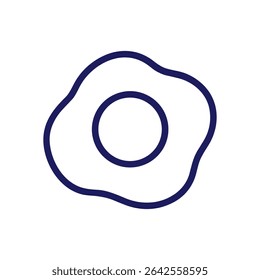Runny Yolk Breakfast Graphic An Eggcellent Start. Icon symbol illustration