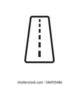 Runway Icon Illustration Isolated Vector Sign Symbol