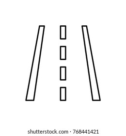 runway icon illustration isolated vector sign symbol