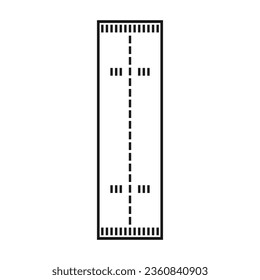 Vektorgrafik-Vektorgrafik-Design des Laufbahnsymbol