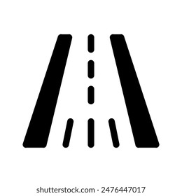 Runway Icon Vector Symbol Design Illustration