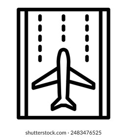 Diseño de iconos de línea de Vector de pista
