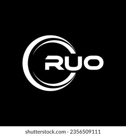 RUO Logo Design, Inspiration for a Unique Identity. Modern Elegance and Creative Design. Watermark Your Success with the Striking this Logo.