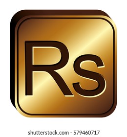 rupee currency symbol icon image, vector illustration