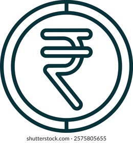 Rupee Symbol Element For Design Graphic
