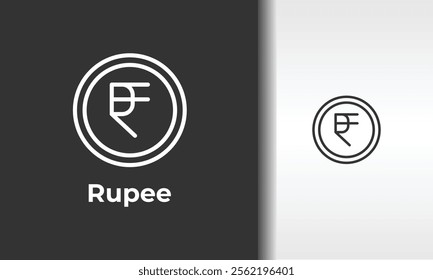 Rupee Vector, Icon Or Logo Sign Isolated Symbol Illustration
