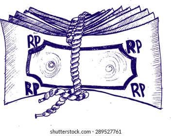 rupiah, sketch