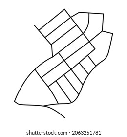 rural area road network map design