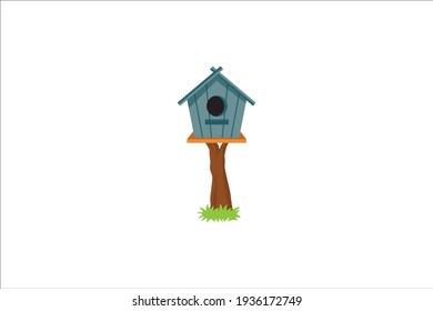 Icono del Vector de la Casa de Aves Rural