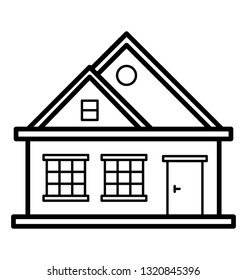 Rural house building architecture, a shed