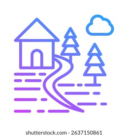 Rural Icon Element For Design
