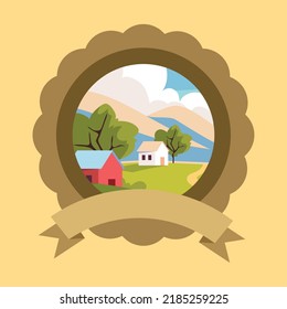 Landwirtschaftliche Bezeichnung, Landschaft, Layout