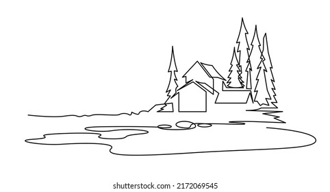 545 Fishing village sketch Images, Stock Photos & Vectors | Shutterstock