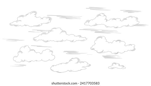 Rural landscape element, vintage sketch icon. Engraving design element. Hand drawn rural vector illustration
