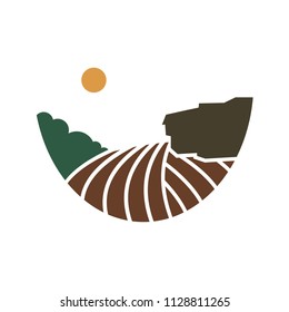 rural landscape logo