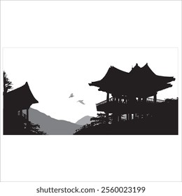 A rural scene in China.